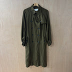Zara outwear green trench coat size small