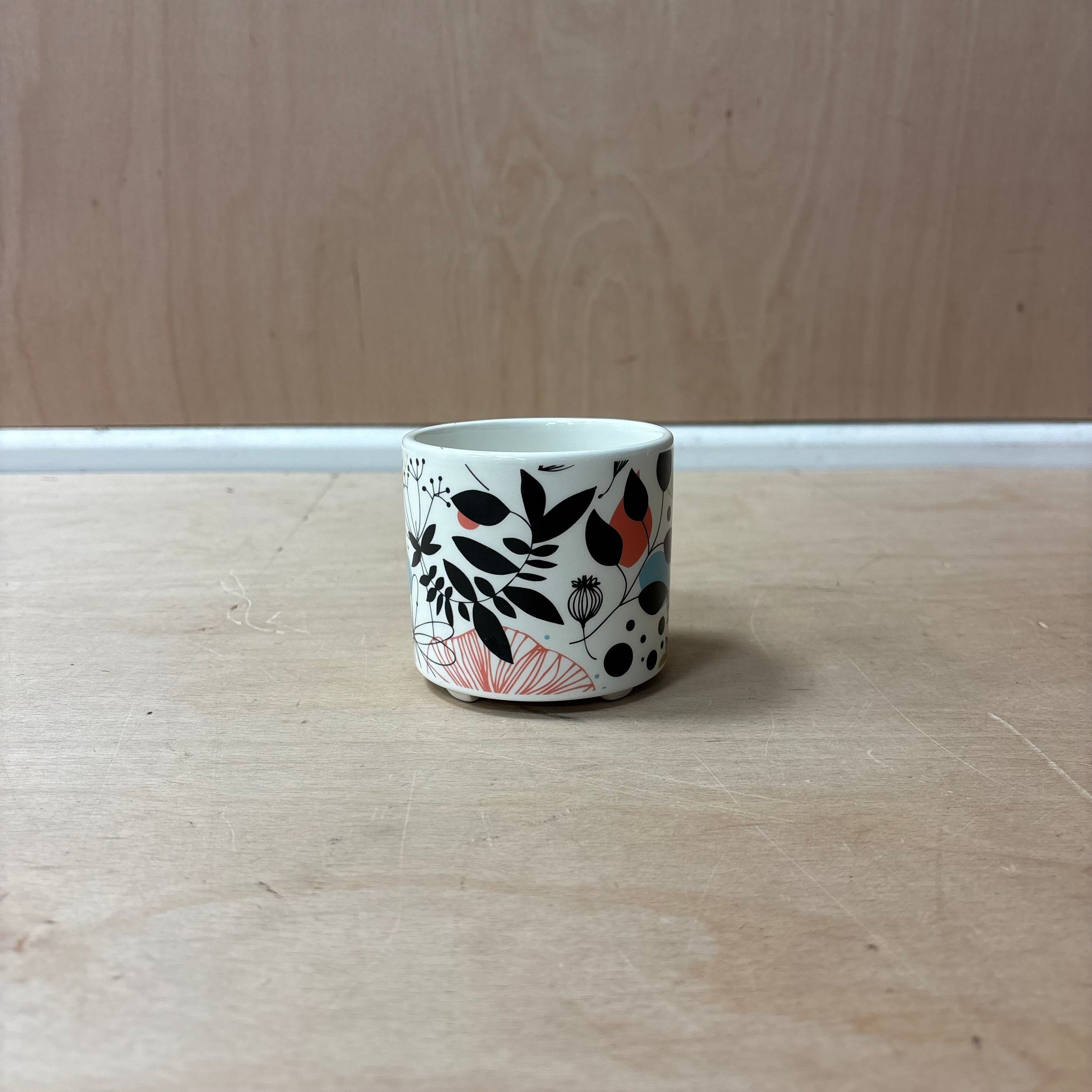 Wisewood ceramic indoor plant pot