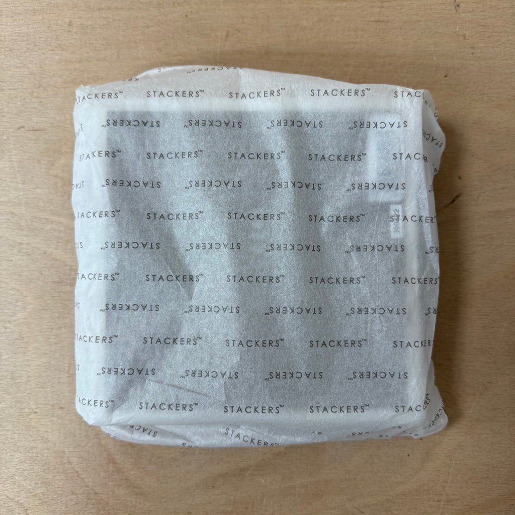 Stackers white leather charm bracelet travel jewellery organiser Xmas gift