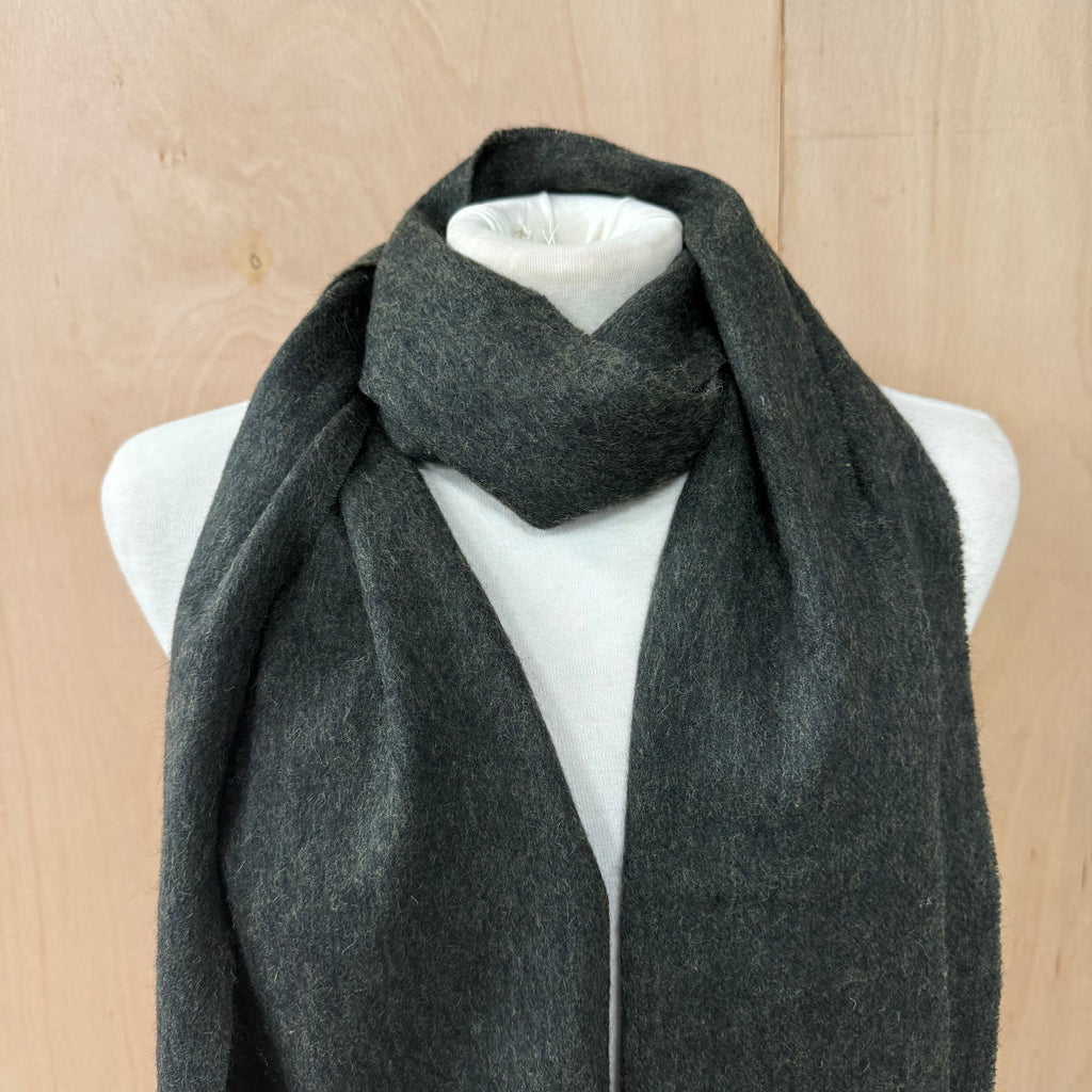 Barbour lambswool scarf seaweed green one size