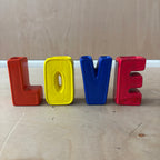 LOVE posey vase set