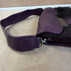 Fiorelli purple mohair textured shoulder bag