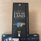 David attenborough's life, life on land & planet earth DVD's