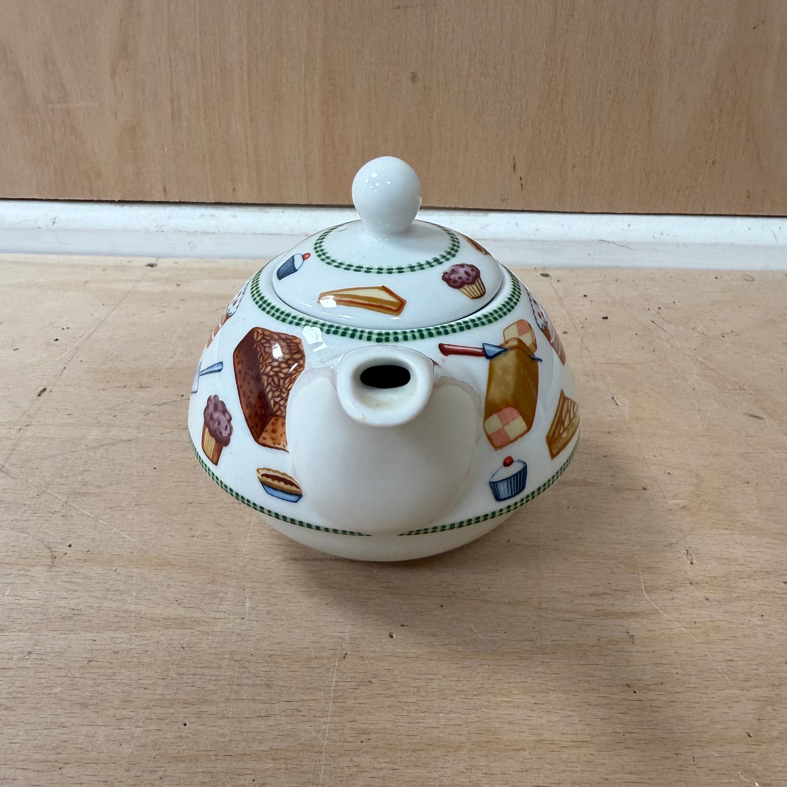 Vintage tea for one by royal worcester tea pot cake theme