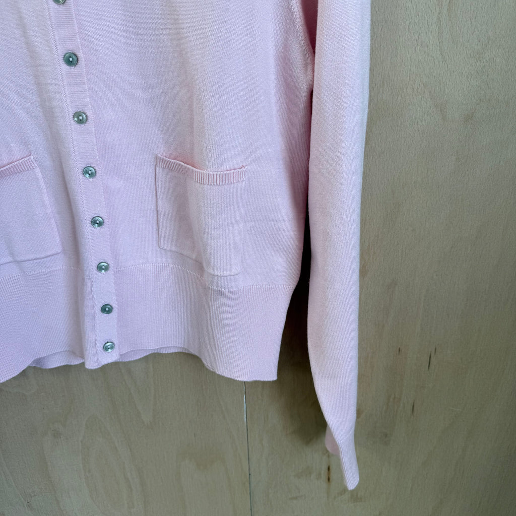 Nobody's child pale pink cardigan size medium