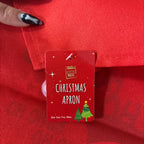 Festive magic adult christmas apron santa pattern