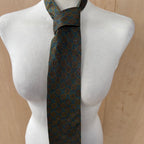 Burberry's men's silk tie blue & multicoloured geometric pattern