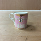 Wedgwood archive collection pink cameo fine bone china mug original box