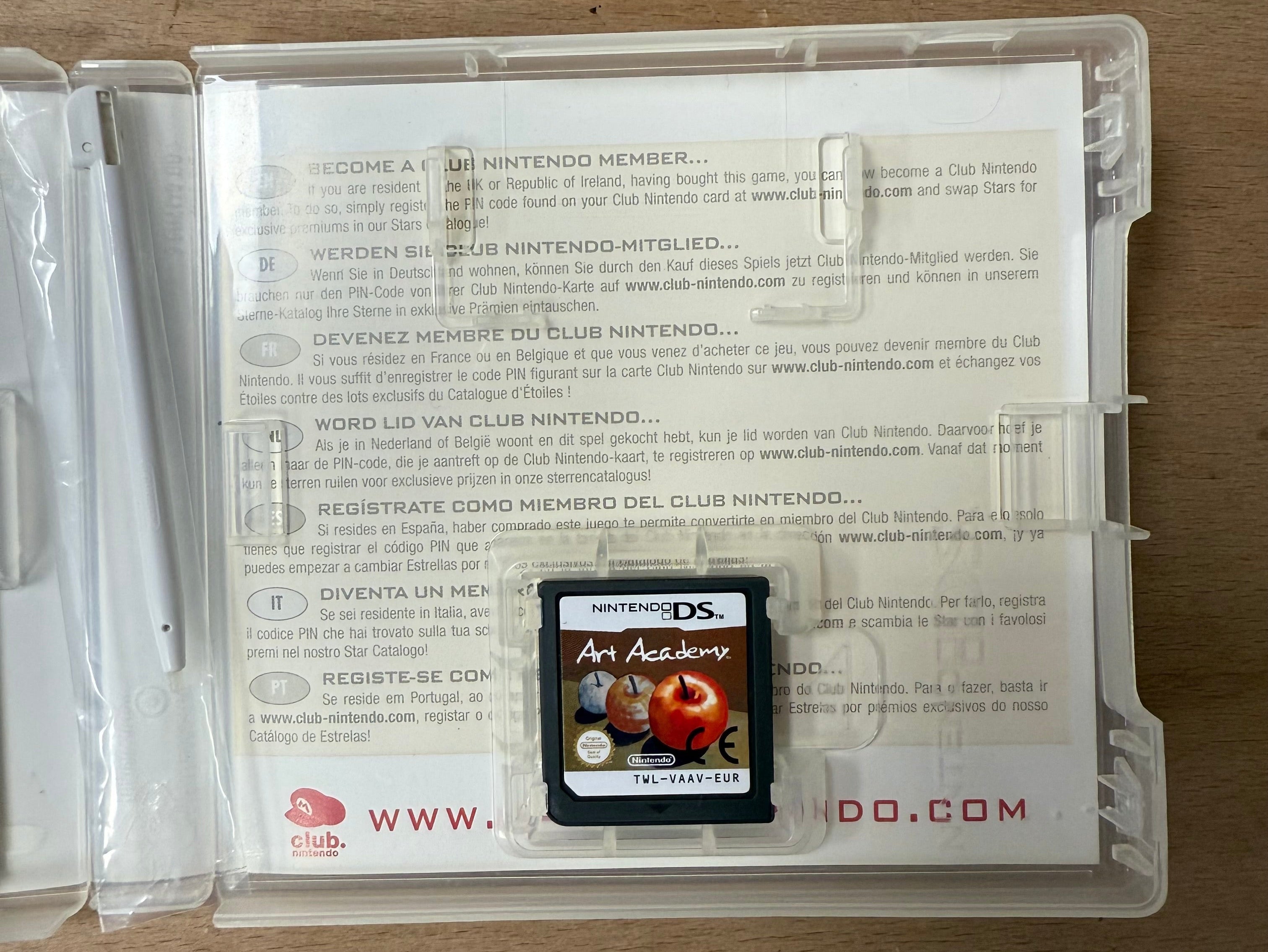 Nintendo DS art academy + spare stylus