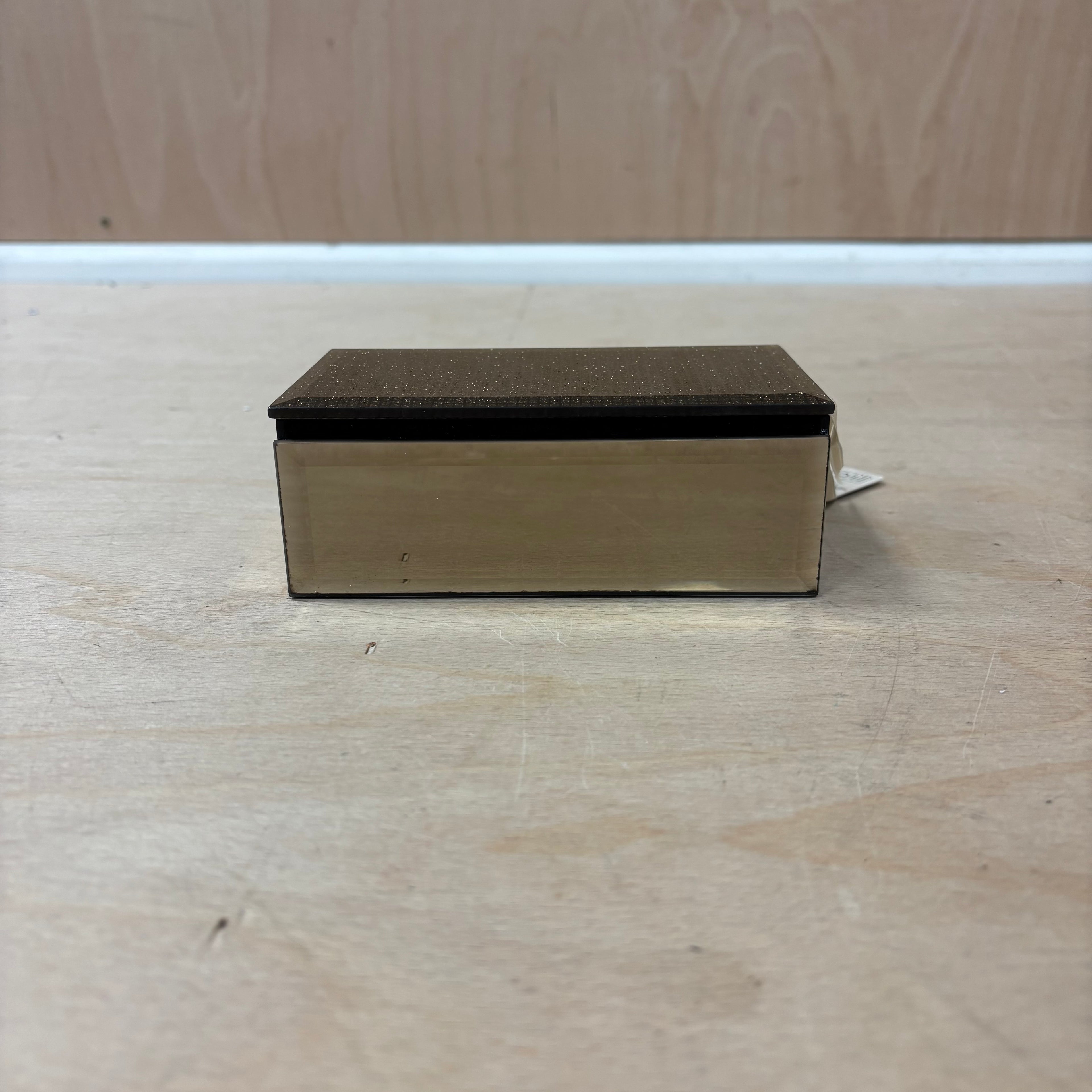 Marks & spencer with love range mirror design trinket/ jewellery box new