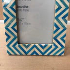 M&S home decorative blue frame 5x7"