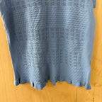 Per una blue knitted top vest size 12 brand new
