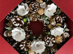 Christmas wreath white boxed