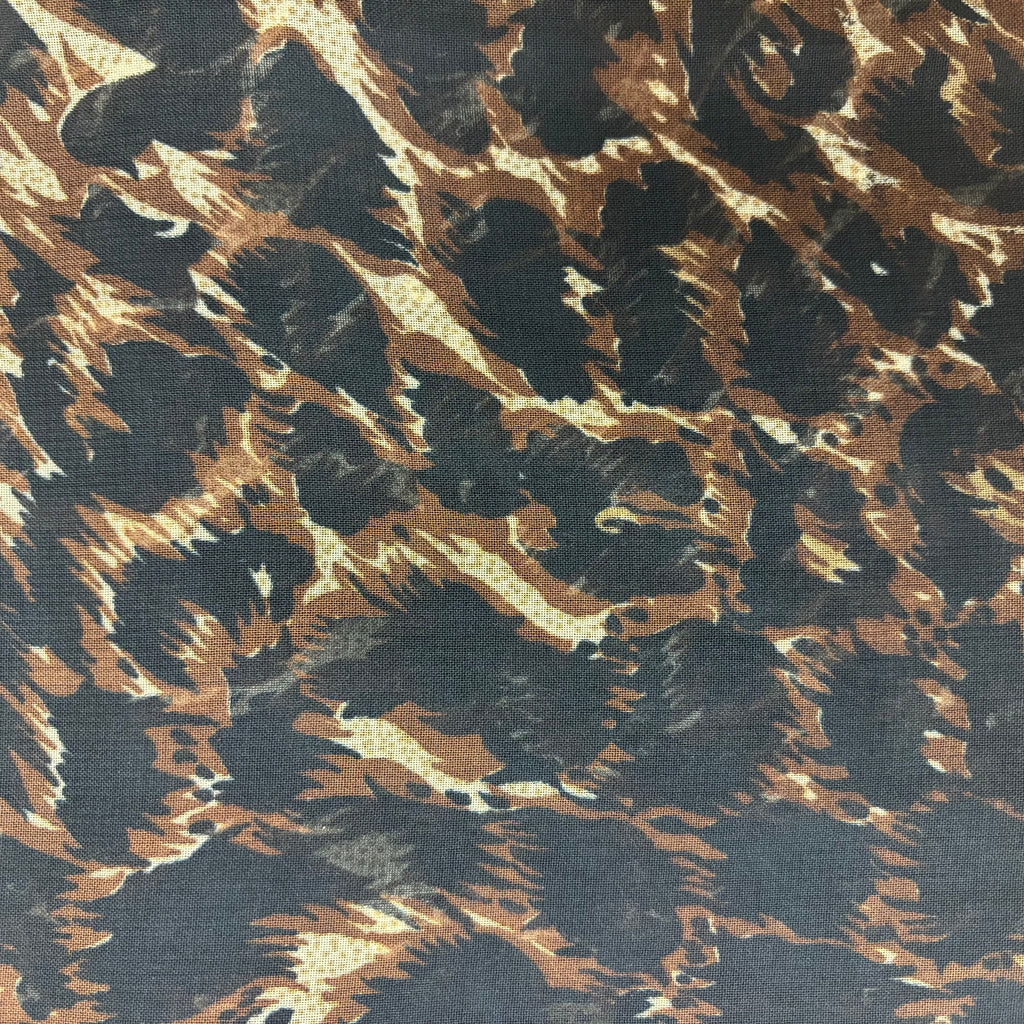 Vintage old label atmosphere animal print scarf