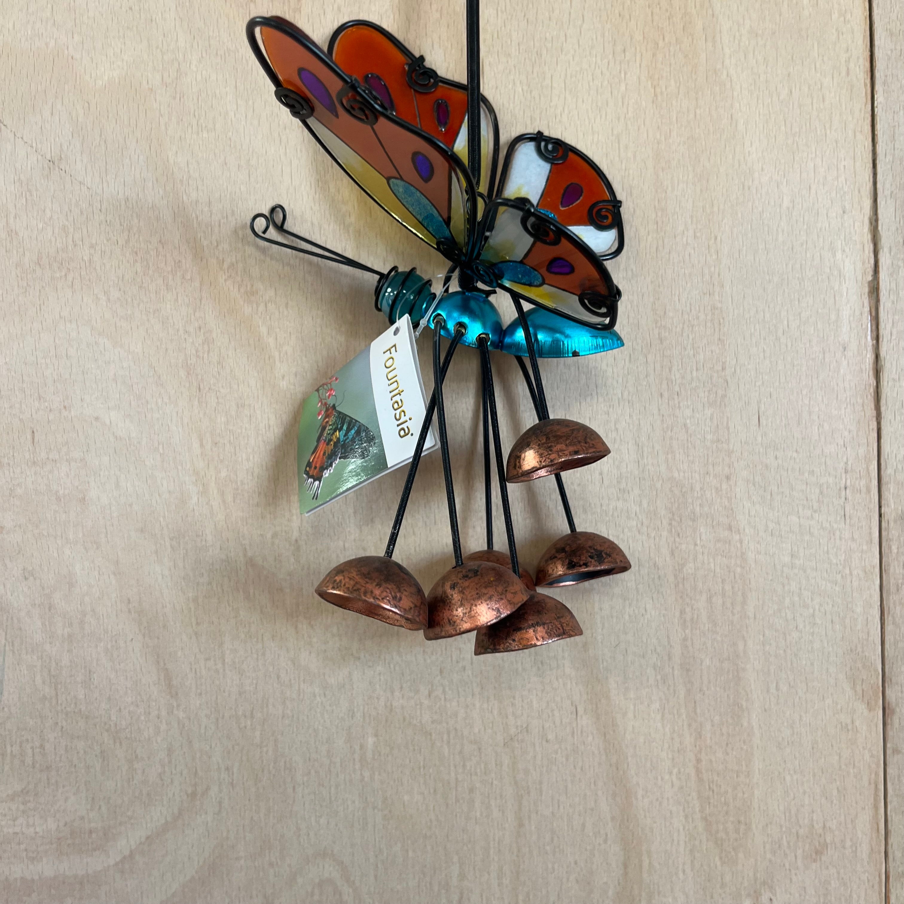 Fountasia multi coloured hanging butterfly