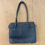 Radley leather blue double strap shoulder bag