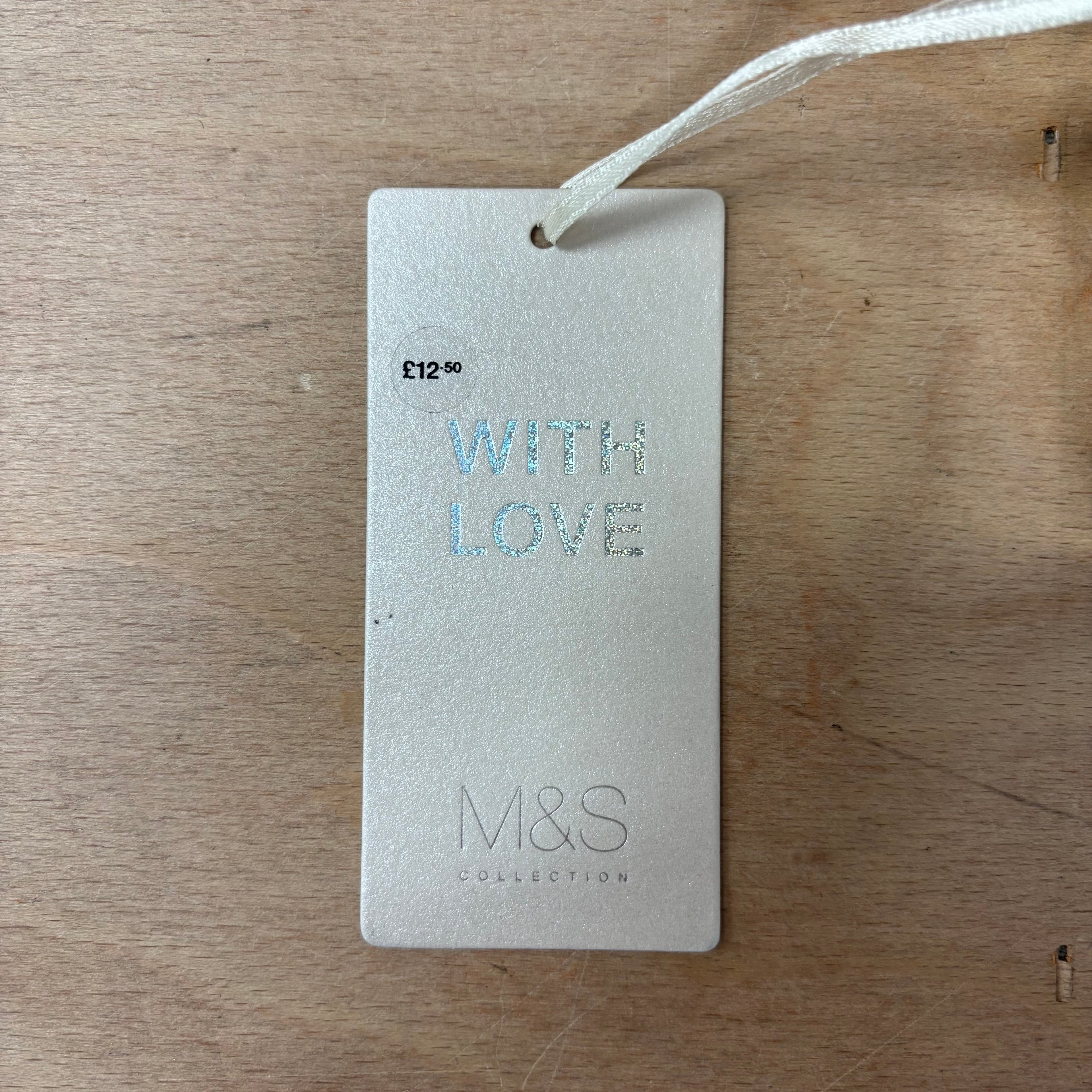 Marks & spencer with love range mirror design trinket/ jewellery box new