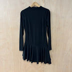 Zara black long-sleeve dress size medium