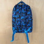 Snug children's backpack for school with camo pattern