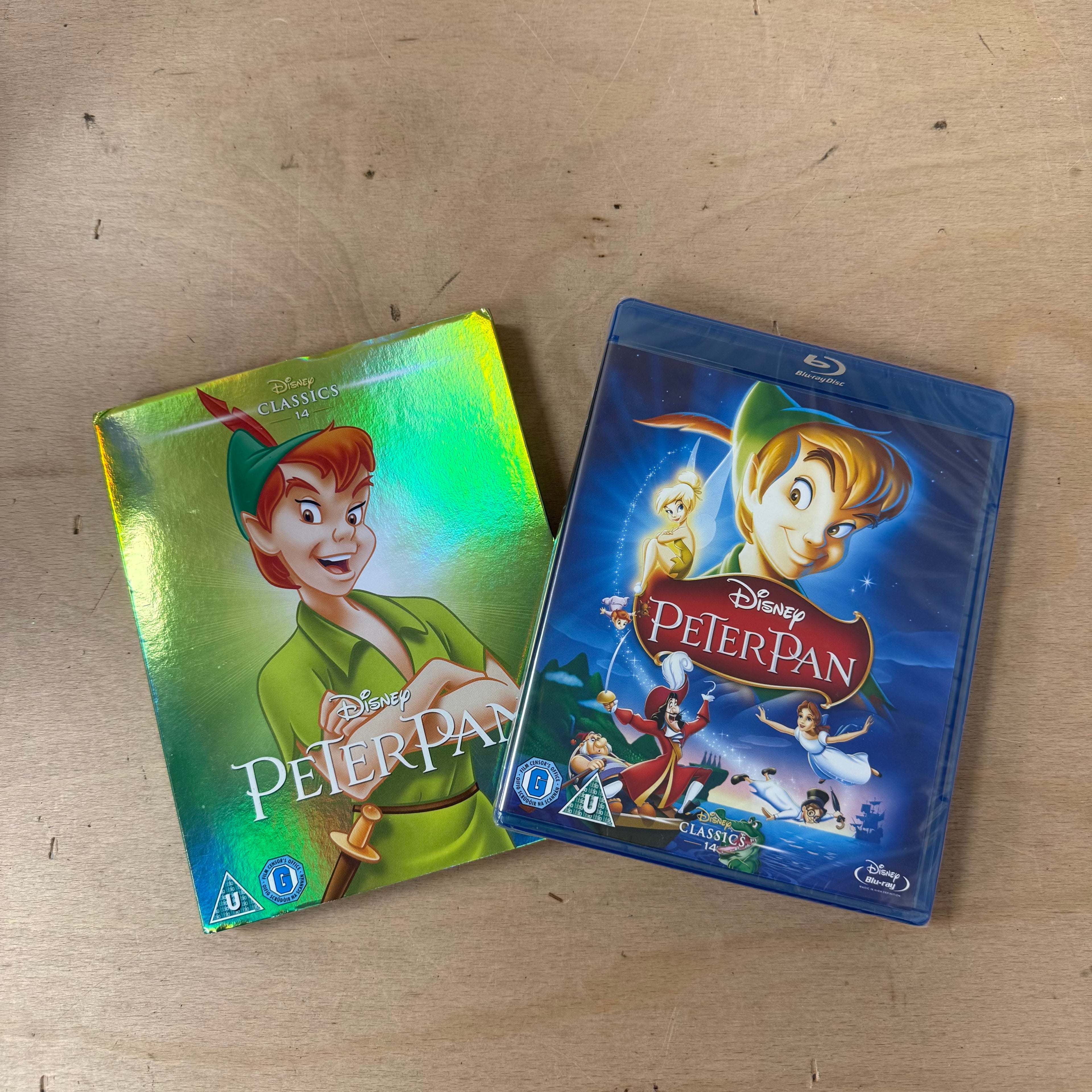Peter Pan Disney classics blu-ray DVD new sealed