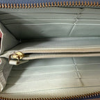 Radley light blue purse with gold hardware