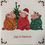 Wrapped in blankets 10 pack christmas cards