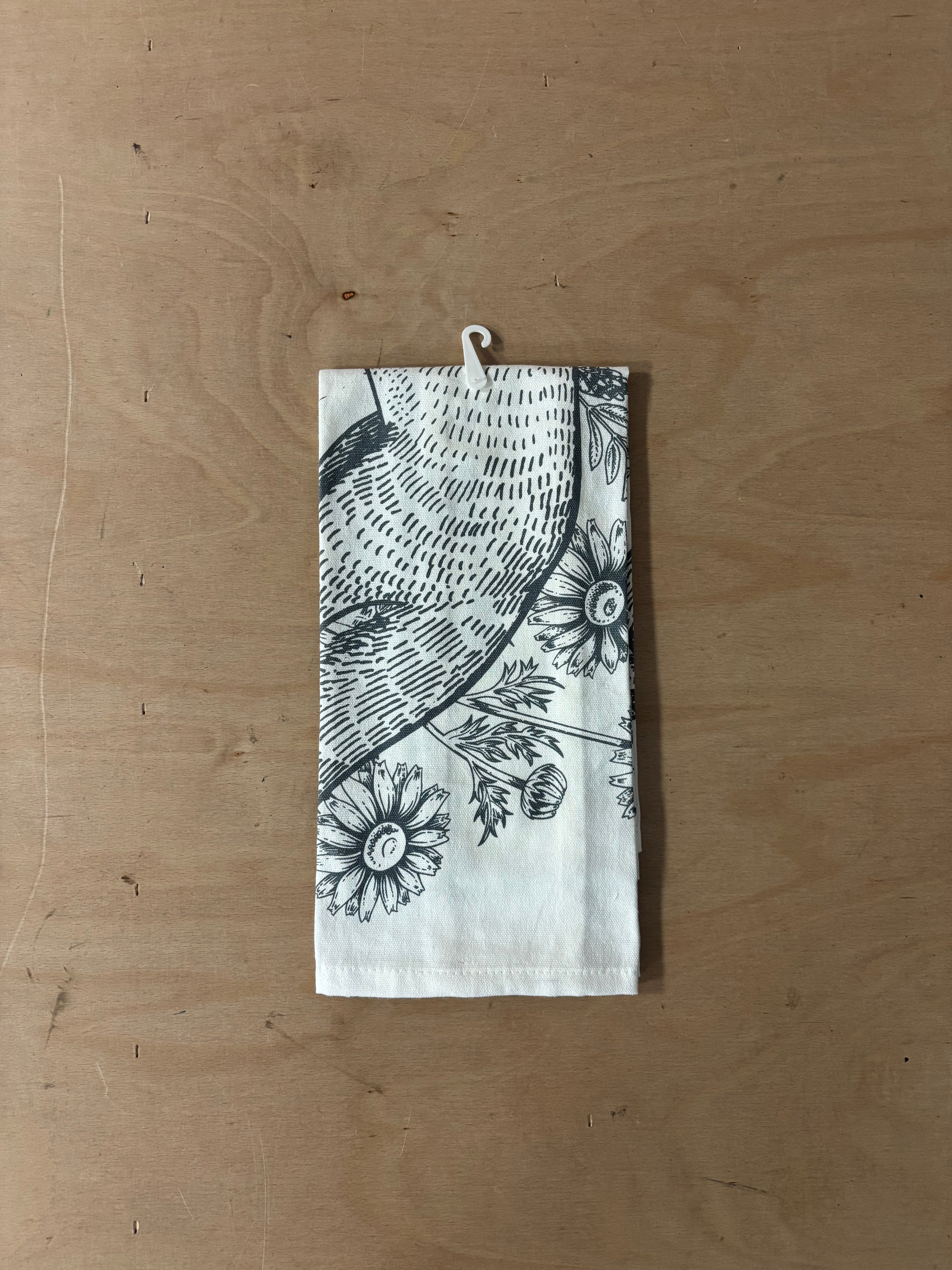 Woodland forest tea towel