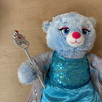 Build-A-Bear bear in box elsa frozen bear with accessories