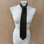 Burberry's men's silk tie blue & multicoloured geometric pattern