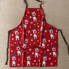 Festive magic adult christmas apron reindeer pattern