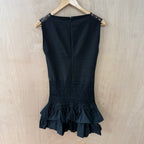 Maje black lace rara mini dress size 40