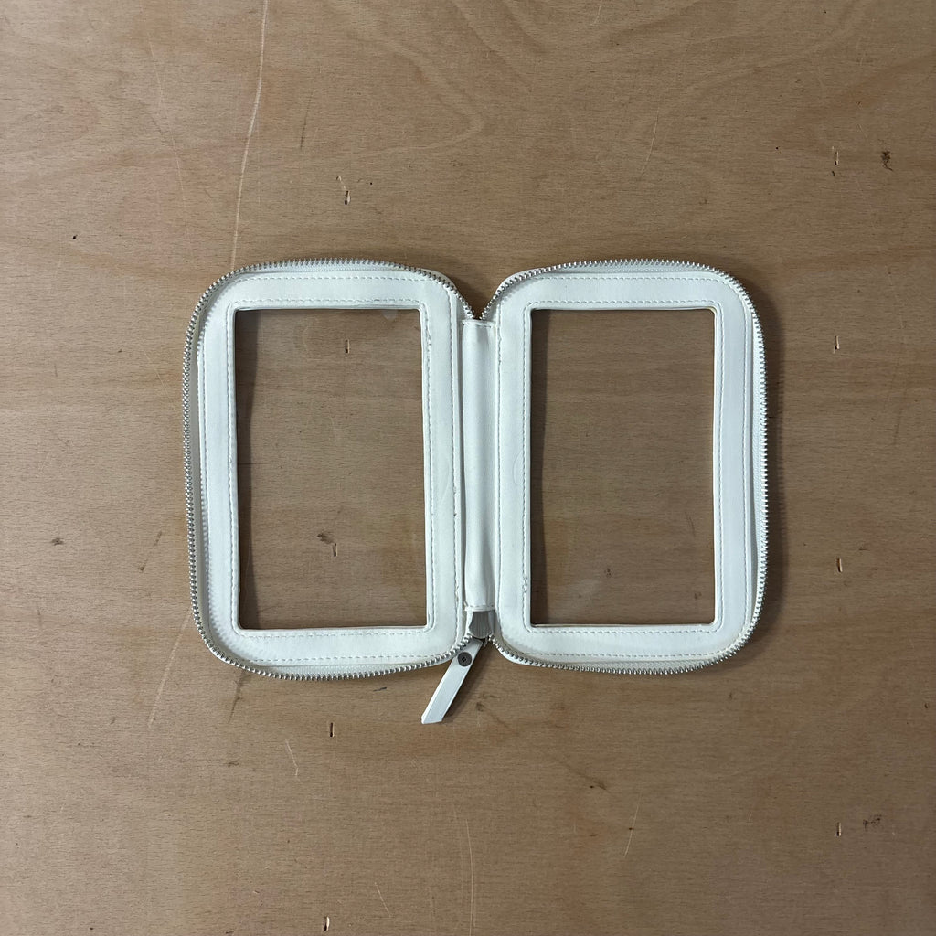 Stackers blue and ice white clear pouch set