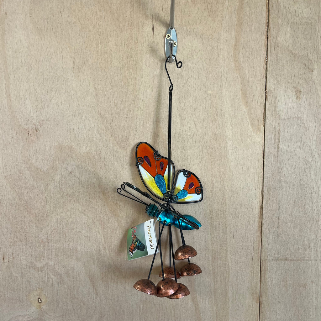 Fountasia multi coloured hanging butterfly