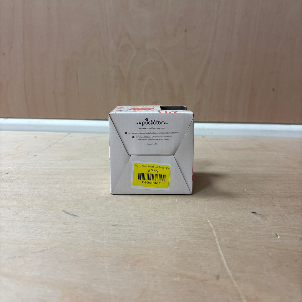 Poppy fields ceramic indoor plant pot