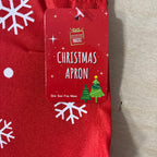 Festive magic adult christmas apron reindeer pattern