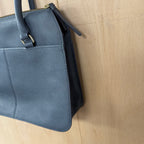 Radley leather blue double strap shoulder bag