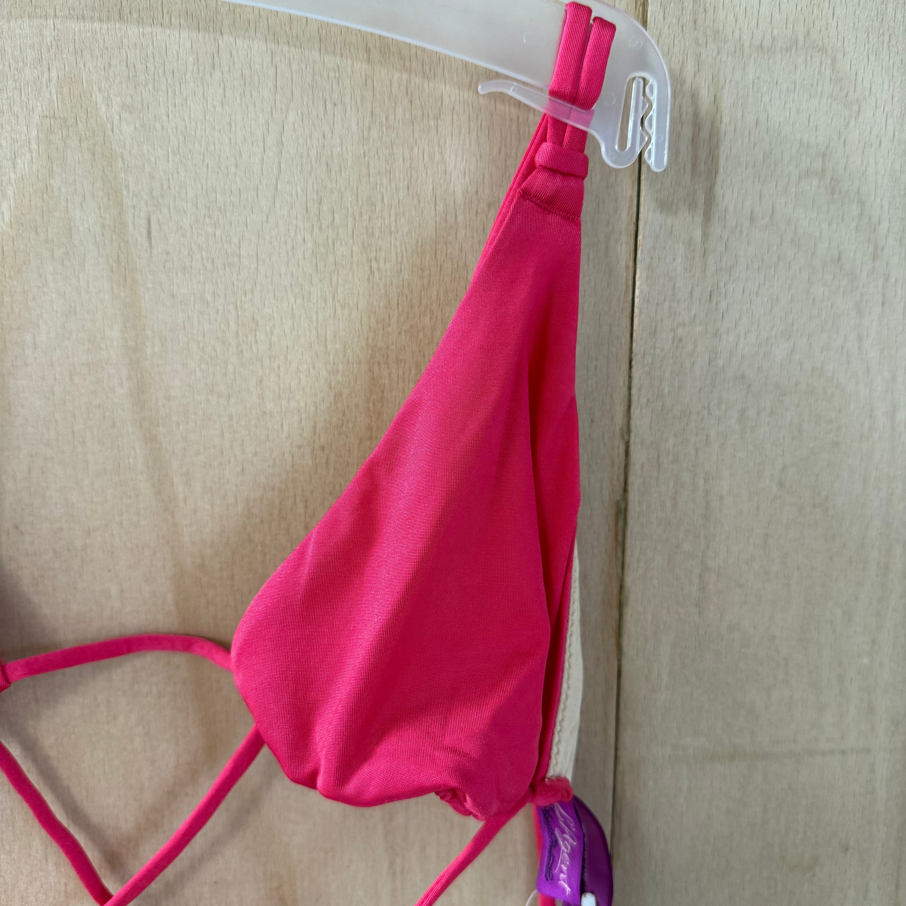 L'Agent provocateur pink bikini top size M brand new