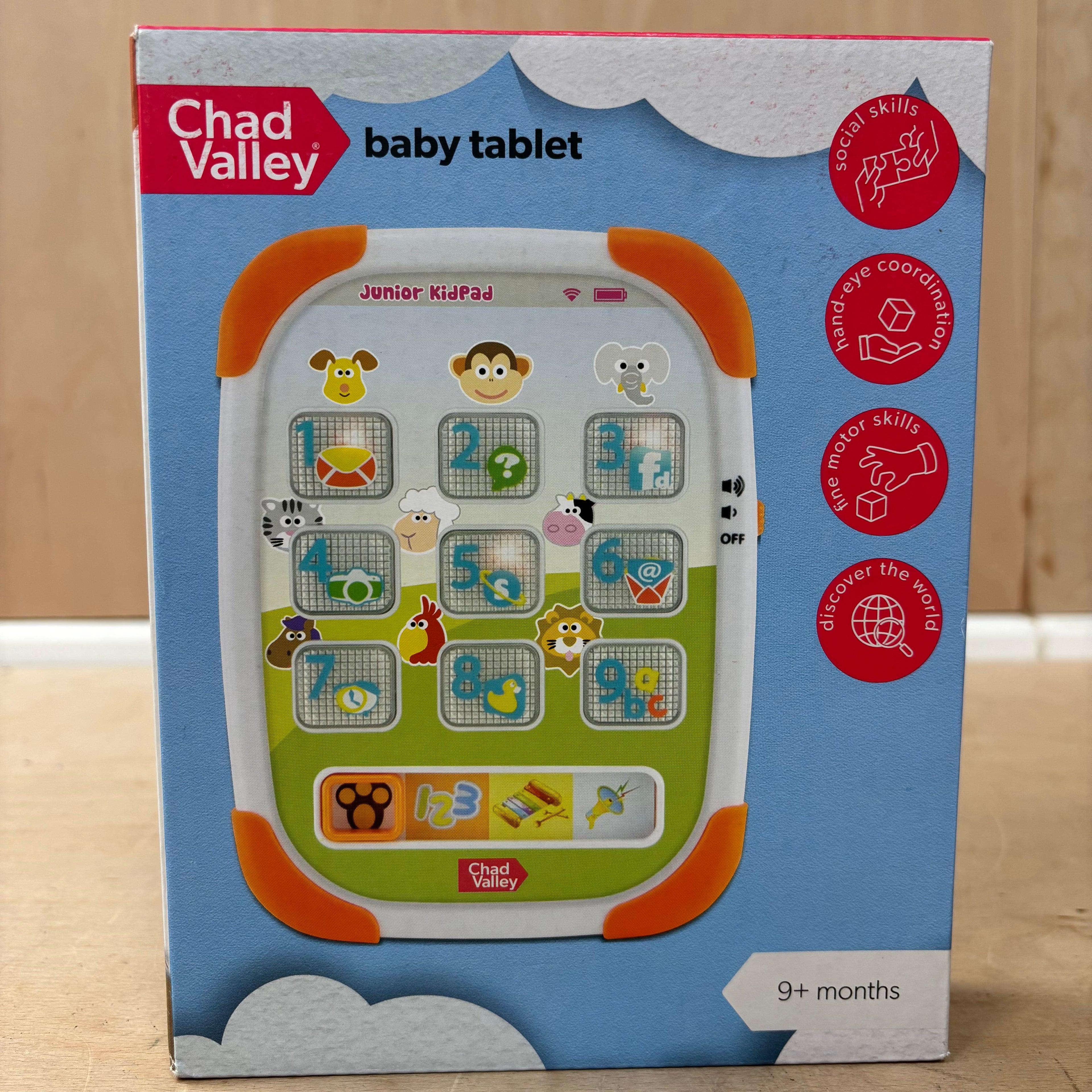 New chad valley baby tablet 9+ months
