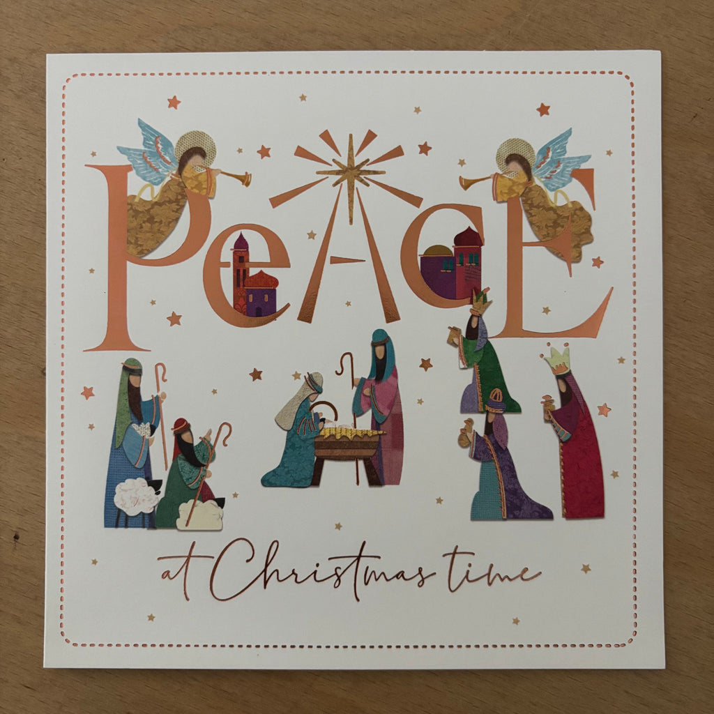 Peace at christmas 10 pack christmas cards