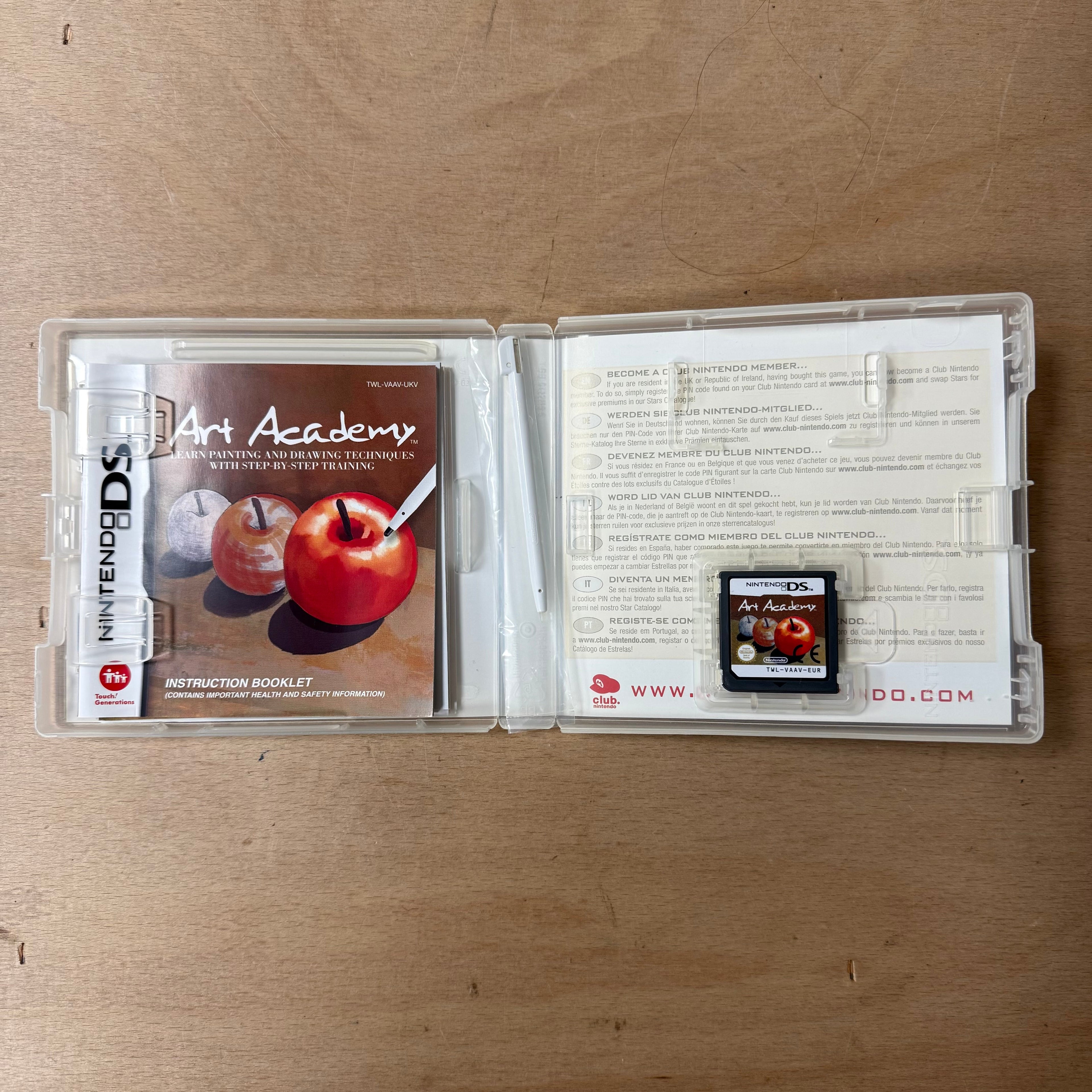 Nintendo DS art academy + spare stylus