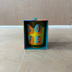 LOVE candle pot