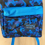 Snug children's backpack for school with camo pattern