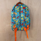 Snug children's backpack for school with fruit pattern