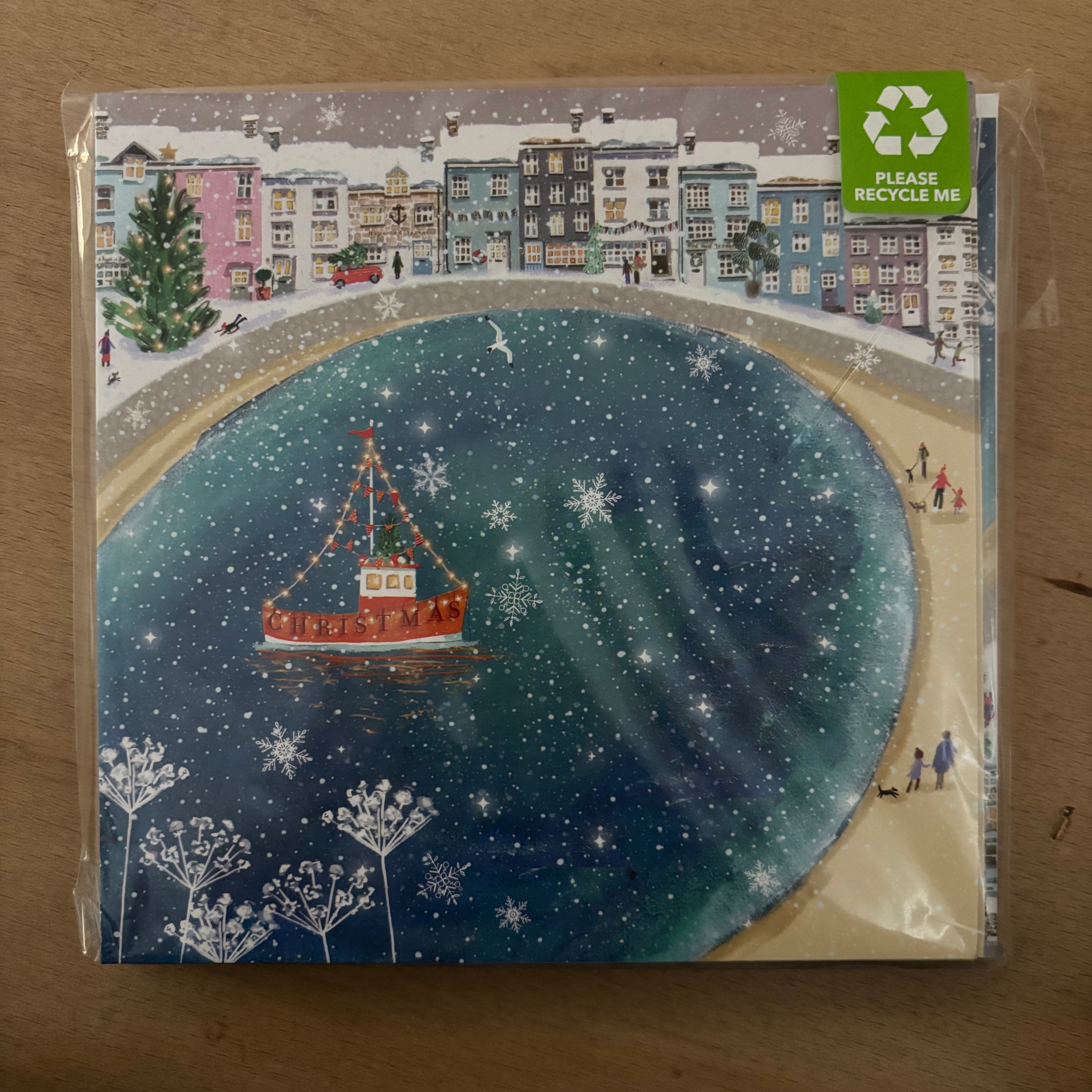 Costal christmas 10 pack christmas cards