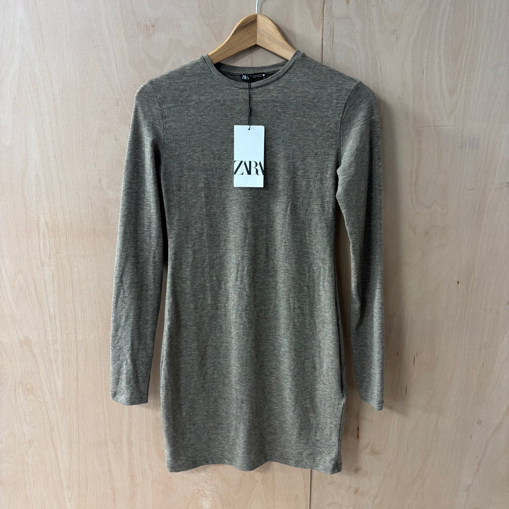 Zara bodycon long-sleeve dress size medium