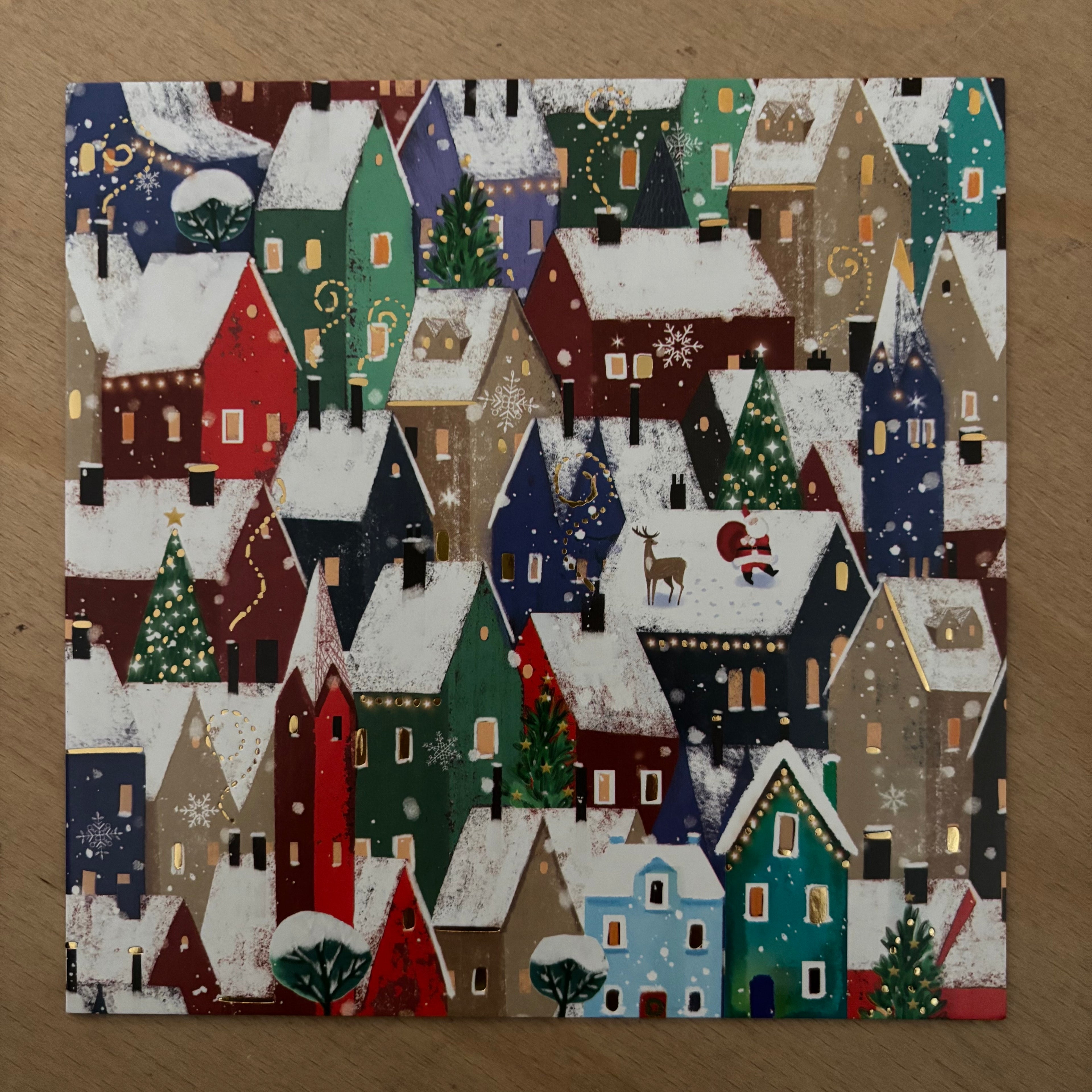 So many chimneys, so little time 10 pack christmas cards