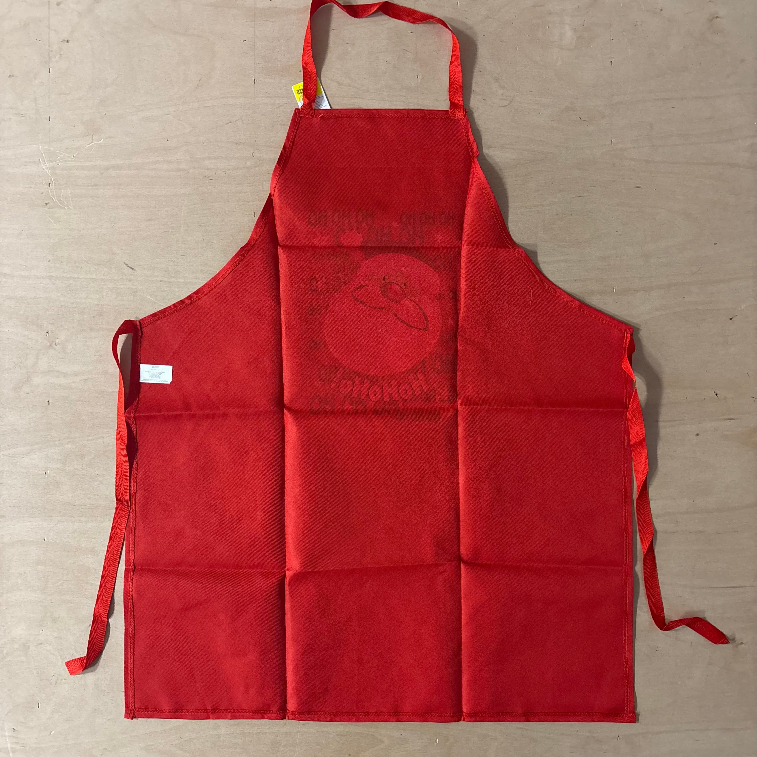 Festive magic adult christmas apron santa pattern