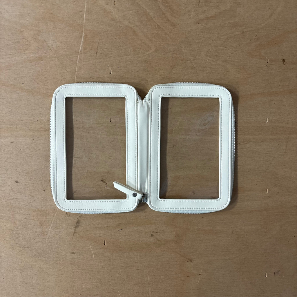 Stackers blue and ice white clear pouch set