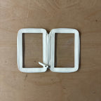 Stackers blue and ice white clear pouch set