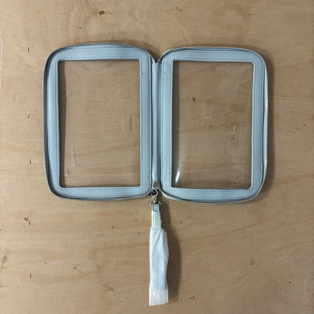 Stackers blue clear pouch